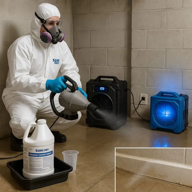 Sanitization and Odor Removal process in Farmersville, CA